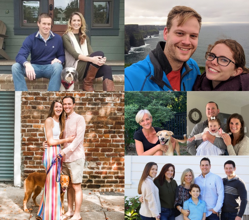 Collage of photos of our dental team