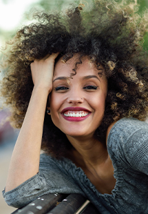 woman smiling in Mt. Pleasant