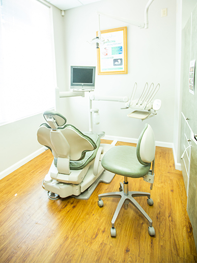 Dental office treatment room