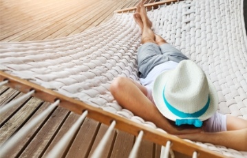 Person resting peacefully after sleep apnea treatment