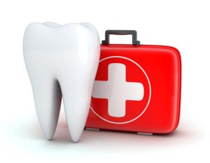 Dental emergency first aid kit